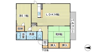 メゾンサンライズの物件間取画像